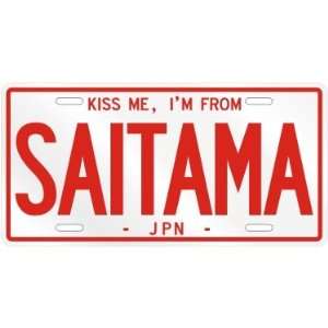  NEW  KISS ME , I AM FROM SAITAMA  JAPAN LICENSE PLATE 