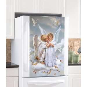  Kissing Angels Large Decorative Refrigerator Magnet Design 