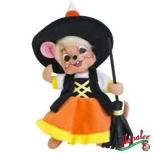  6 Candycorn Witch Mouse by Annalee