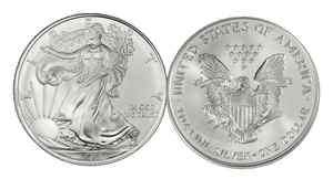 2010 Silver Eagle One Dollar Round 1 OZ. FINE SILVER  