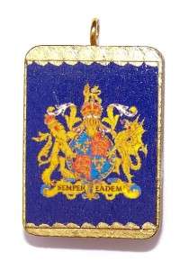 Queen Elizabeth I Coat of Arms Tudor Art Pendant  