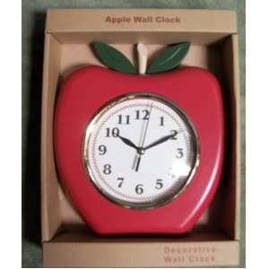 APPLE WALL CLOCK (BATTERY OPERATED) 
