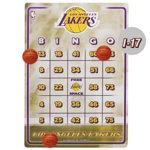  NBA Los Angeles Lakers Bingo