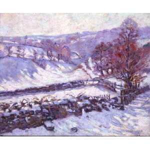   Armand Guillaumin   24 x 20 inches   Paysage de neige à Crozant Home