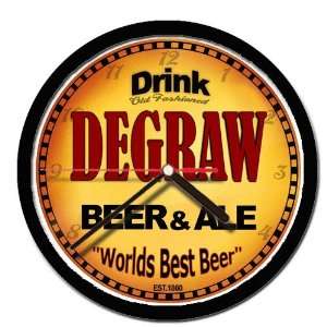  DEGRAW beer ale cerveza wall clock 
