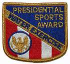 D478 Presidential Sport Award Tennis Patch