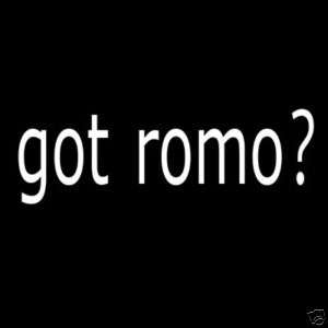 GOT ROMO T shirt Cowboys Football Tony Dallas SMALL  