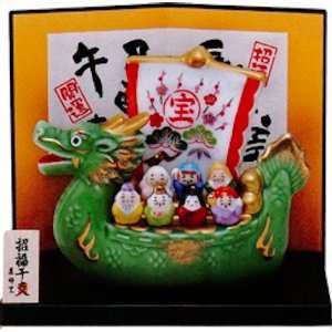  Chinese New Year, Year of the Dragon Boat Figurine
