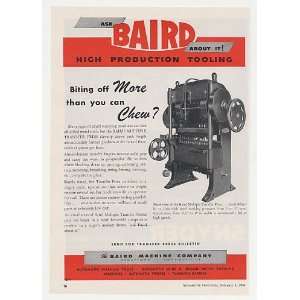  1954 Baird Multiple Transfer Press Photo Print Ad