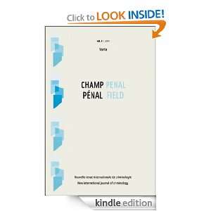 Vol. I  2004   Varia    Champ pénal (French Edition) Association 