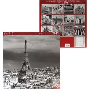 Paris Black and White Photography Wall Calendar 2012 