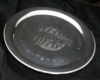 Vintage FB ROGERS Silver Plate 1976 Bicentennial Dish  