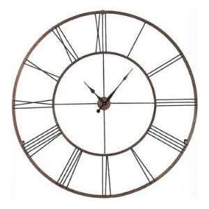   Large Dynasty Gold Open Roman Numeral Wall Clock Iron 50 X 1 X 50