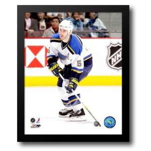  Barret Jackman   06 / 07 Away Action 12x14 Framed Art 