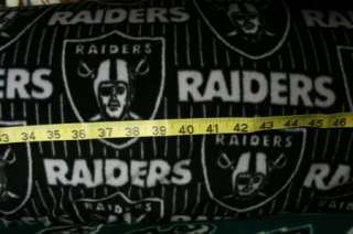 Oakland Raiders NFL Polar Fleece fabric material  