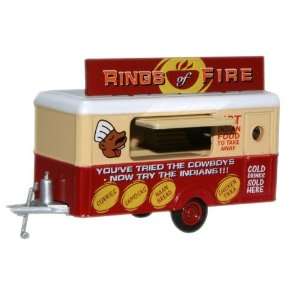  Rings of Fire Mobile Trailer   1/76th Scale Oxford Diecast 