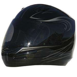  GMax GM48 Derk Helmet   Large/Gloss Black/Silver 
