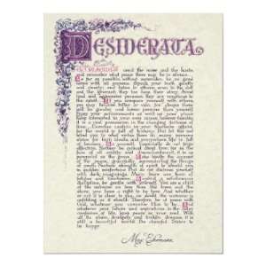  Desiderata Posters