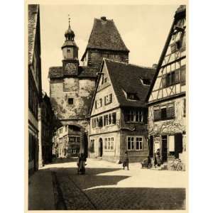  1934 St. Marks Gate Rothenburg ob der Tauber Germany 