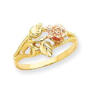  14k Two tone Rose Ring Jewelry