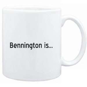  Mug White  Bennington IS  Usa Cities