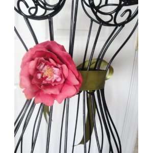   Girls & Toddler Flower Dress Sash & Hair Clip Set Real Touch Rose