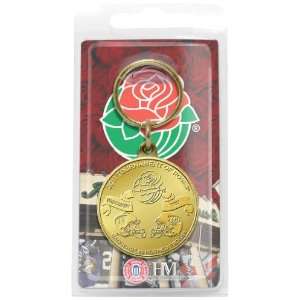  NCAA 2011 Rose Bowl Bronze Coin Keychain Sports 