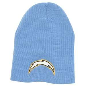   Diego Chargers Classic Winter Knit Beanie Hat   Sky