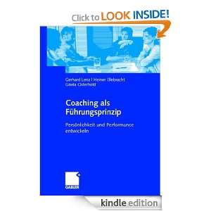 Coaching als Führungsprinzip Persönlichkeit und Performance 