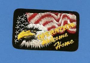 Military Operation Desert Storm Welcome Home Patch  