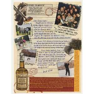  1997 George Dickel Whisky Diaries Rick Kline Print Ad 
