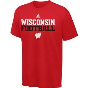 Wisconsin Badgers Toddler adidas 2012 Red Official Football Practice T 