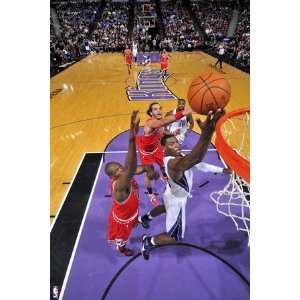   Sacramento Kings Tyreke Evans by Rocky Widner, 48x72