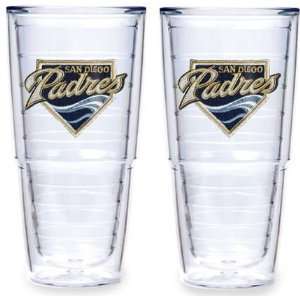  San Diego Padres Set of TWO 24 oz. Big T Tervis Tumblers 