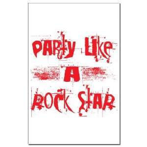  Party Like a Rock Star Music Mini Poster Print by 