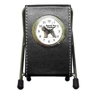  Bouvier des Flandres Pen Holder Desk Clock