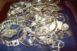 335g {Gold/Rhodium/Silver} Plated Recovery Jewelry Scrap Lot  