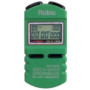  Robic SC 500 5 Memory Timer   Green