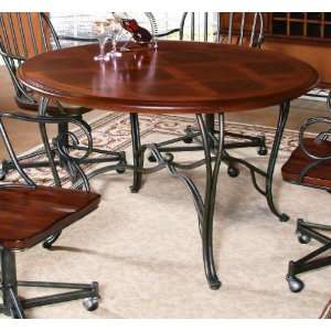 Bassett Mirror Company Windsor Casual Round Dining Table  