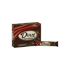 Dove Chocolate Bars, Dark Chocolate, 1.3 oz, 24 Count (Pack of 2 