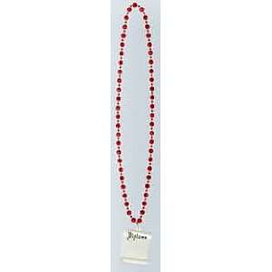  Red Bead Necklace with Diploma 