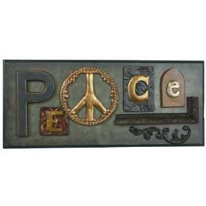  Link Direct P01166 UPS Metal Peace Wall Plaque