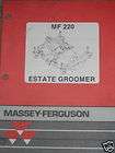 Massey Ferguson MF 310 S.P. Mower Parts Catalog book