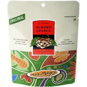  Mrs. Mays Dry Roasted Snack, Almond Crunch, 5 oz Pouches 