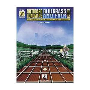 Fretboard Roadmaps   Bluegrass And Folk Guitar   Book/CD 