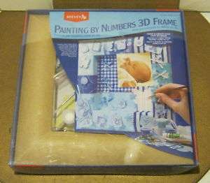 REEVES Painting By Number 3D Frame BABY BOY New NICE  