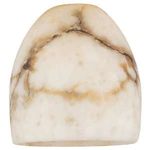  Ambiance White Alabaster Stone Dome Shade