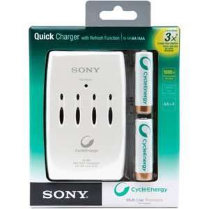  Sony BCG34HRE4KN 4 Slot Battery Charger Electronics