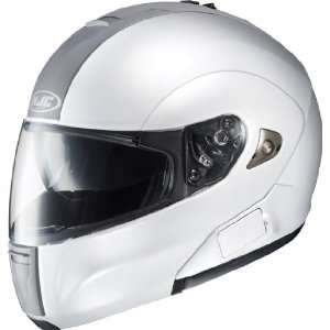  HJC IS Max BT White Full Face Helmet (3XL) Automotive