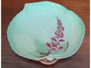 Carlton Ware Foxglove Wide Leaf Shaped Plate  